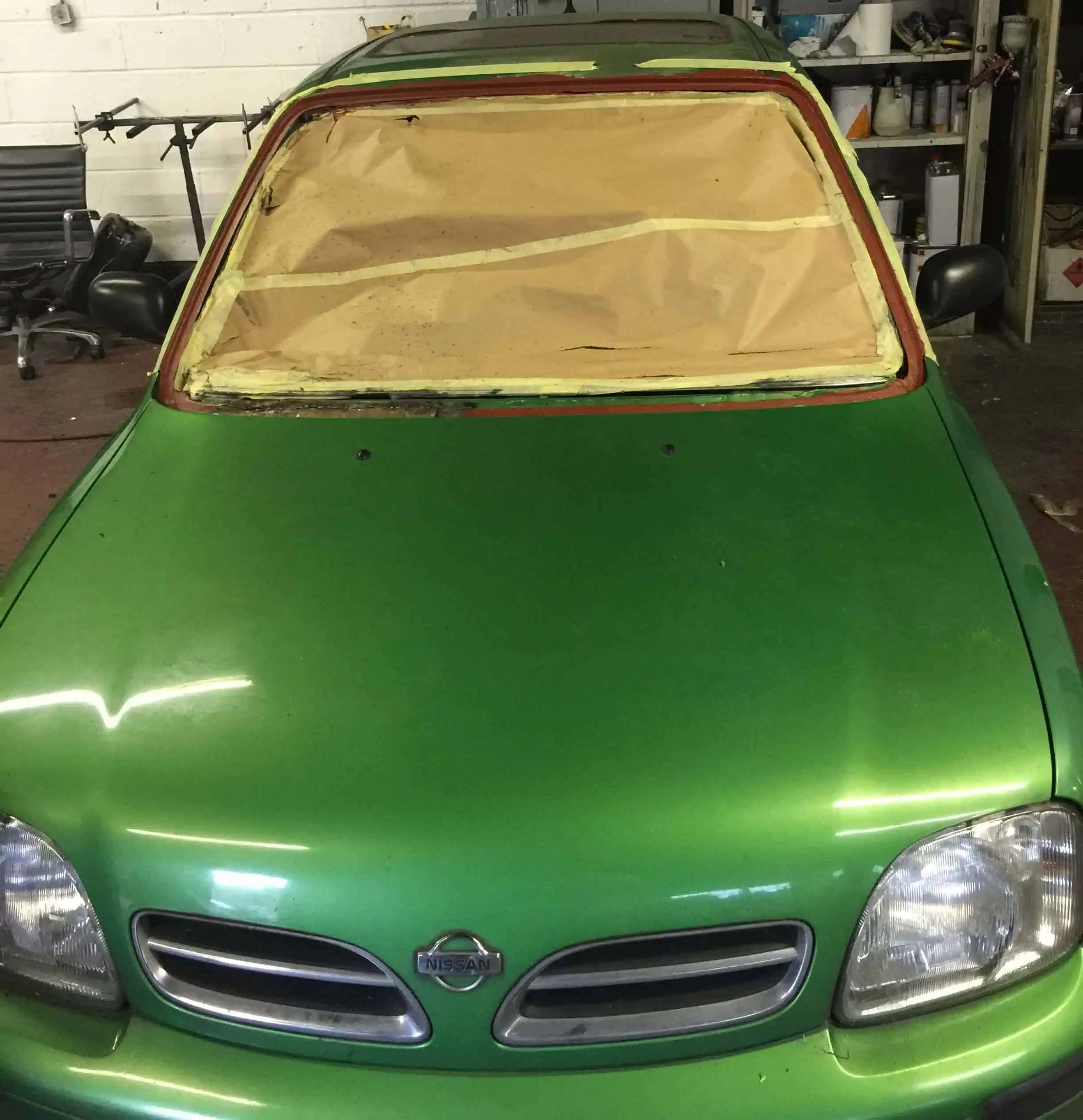 Nissan Micra Windscreen Rust Repair