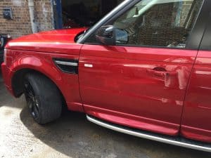 Range Rover Sport Paint Repair